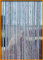 Perlenvorhang Glänzende Quaste mit silberner Linie, Fadenvorhang, 300 x 290 cm, 100 x 200 cm, modischer Volant, Wohnzimmerteiler, Hochzeit, DIY-Heimdekoration (Color : Gray, Size : 100x200cm)