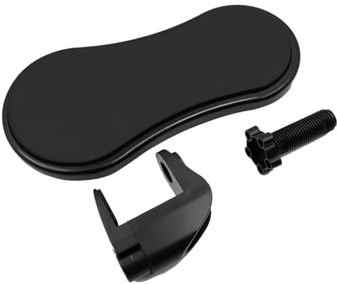 POFET Support d'accoudoir d'ordinateur, extension de bureau, support de bras de repose-main d'ordinateur rotatif réglable, bras de bureau d'ordinateur, bureau, clavier, repose-poignet