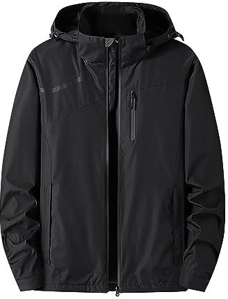 Ventes Flash du Jour Homme Veste Homme Hiver Chaud Imperméable Coupe Vent Etanche Trail Veste Impermeable Homme Chantier Blouson Homme Ete XL Manteau De Fourrure Homme Votre Compte Mes Commandes