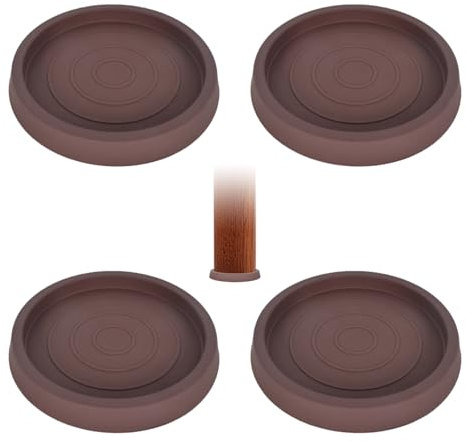 4 Pièces 6.4cm/2.5inch Patins Tasses Meubles,Patins Antidérapants pour Pieds De Meubles, Patins De Meubles,pour Protéger Les Carreaux,Protection Pied De Chaise,Les Sols en Bois