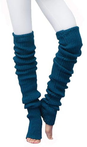 YAMEE Yoga Stulpen Warm Damen Weich Flexibel,Beinstulpen Strumpf Gestrickte Overknee Lange für Ballett Fitness Sport,Lang Stulpe Damen Leg Warmer,Strick-Stiefel-Socken Damen über das Knie Hohe