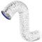AUTSUPPL Flexible Aluminum Foil Exhaust Hose for Kitchen Range Hood and Stove Ventilation Chimney Flue and Lightweight Easy to Install Fire-resistant Design