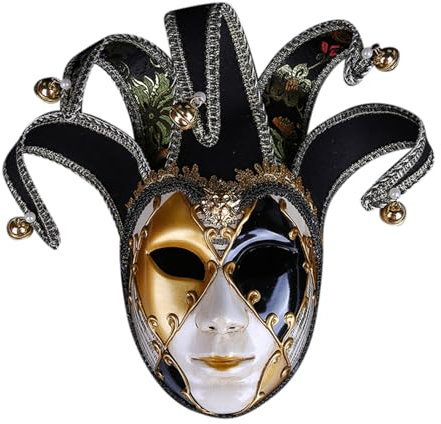 Générique Masque de Dentelle Mascarade - Bal Masqué Noir Femme Vénitien avec Plume pour Carnaval, Déguisement et Costume - Blanc à Décorer