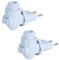 Leloco 2 Stück Lampenfassung mit Schalter Fassung e12 , Wall Light Plug with ON/Off Switch für Glühbirne Wandlampe Sockeladapter, Küchenlampe Converter Adapter (Weiß)