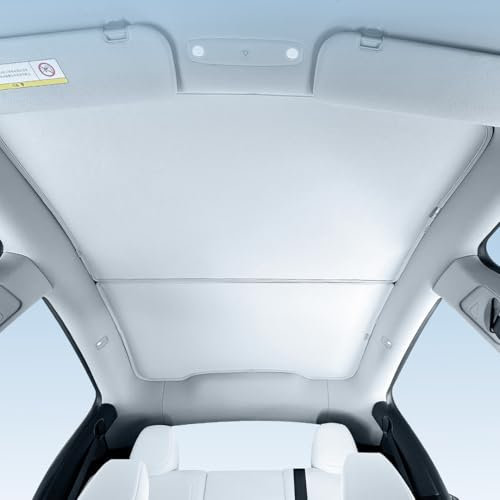 Arcoche Parasol para Tesla Model Y 2025 2026 Juniper, Aislamiento térmico y protección UV, Accesorios de Parasol de Techo de Vidrio