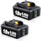 18 V 8,0 Ah BL1860B Akku, kompatibel mit Makita 18 V Akku BL1860B BL1850 BL1855 BL1840 BL1830 BL1835 BL1820B BL1815 (2er-Pack)