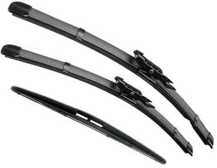 MTVTFECEWG Scheibenwischer Wischerblätter Vorne Und Hinten Für 1er F20 F21 114i 116i 118i 120i 125i M135i M140i 116d 118d 125d 2011–2019 Wischerblatt Set(Left Hand Drive)