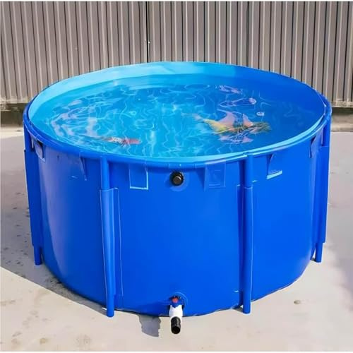 Piscine hors sol avec vanne de vidange - Piscine ronde en toile pour l'extérieur et pisciculture
