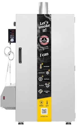 Borniak Räucherofen 150 BBQ INOX Wi-Fi, Edelstahl, BBDSW-150