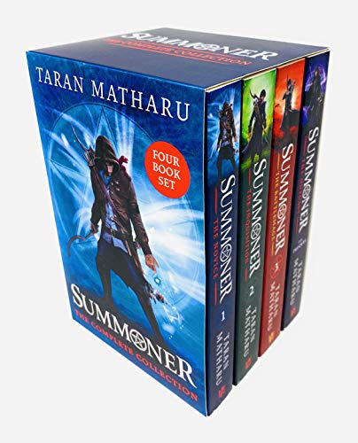 The Summoner Series Books 1 - 4 Collection Box Set Collection By Taran Matharu (The Novice, The Inquisition,The Battlemage, The Outcast)