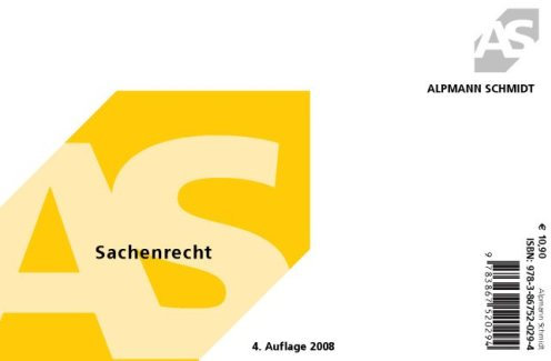Alpmann Cards Sachenrecht (Alpmann-Cards / Karteikarten)
