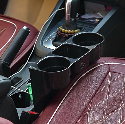 KFZ Getränkehalter - Becherhalter - Ablagefach - Cup Holder - Stauraum - Dosenhalter - Becherhalter - Kaffeehalter - Flaschenhalter - Organizer - Auto PKW LKW für Mittelkonsole, Rücksitz