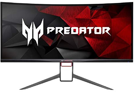 Acer Predator X34P Monitor Gaming G-Sync Curvo 34, Display IPS WQHD, 120 Hz, 4 ms, HDMI 1.4, DP, USB 3.0, Audio Out, Speaker Integrati, Regolazione in Altezza, Cavi HDMI, DP, USB3.0 Inclusi