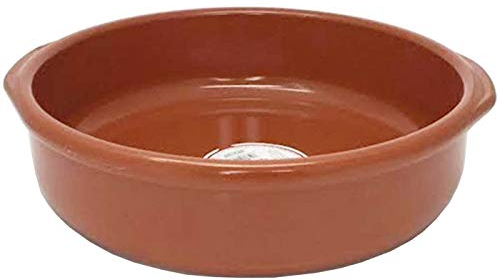 Azofra - Cazuela de barro de 32 cm apta para vitro