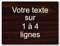 Plaque gravée personnalisée 1 à 4 lignes 20x15cm autocollante Bois