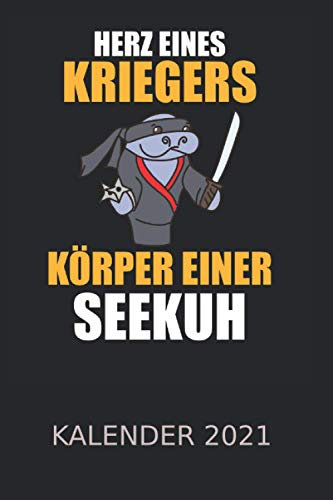 Seekuh Ozean Krieger Manatee Geschenk Kalender 2021: Säugetier Meerestier | Kalender 2021