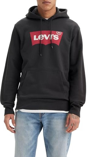 Levi's Hoodie Herren, Housemark Two Color Jet Black, XS