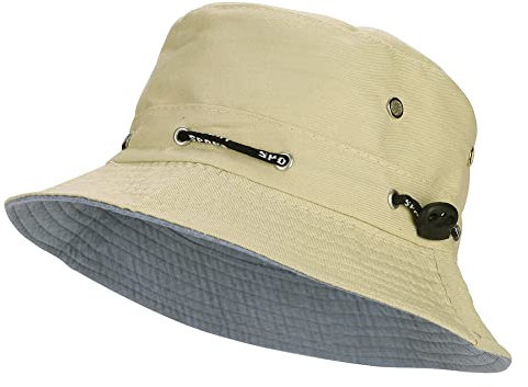 Unisex Summer Bucket Hat Wide Brim Sun Hat UPF 50+ Fisherman Hat Sun UV Protection Hat Adjustable Fishing Hat Beach Hat Foldable Outdoor Cap for Women Men Hiking Camping Traveling Hunting Fishing