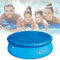Artfeel 183cm Runde Poolabdeckung Schwimmbadabdeckung,Blau PE Abdeckplane Regendicht Staubdicht Poolabdeckung Dauerhaft Wasserdicht Winddicht Poolabdeckung für Oberirdisch Runde Schwimmbad