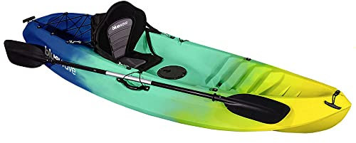 Bluewave Discovery Reef Sit On Top Touring Kayak – Stable & Manoeuvrable – Deluxe Seat & Paddle Package
