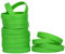 THXIY braccialetti in silicone,25 pezzi Vuoti Braccialetto universale Sportive Braccialetti di gomma verde