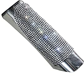Auto Handbremsenabdeckung Auto Schaltknauf Abdeckung, Bling Bling Kristall Glitzer Diamant Universal Auto Schaltknauf Schutz Handbremse Abdeckung Auto Schaltknauf Cover Auto Innenraum Styling Zubehör