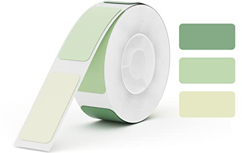 NIIMBOT 1 rouleau de 160 étiquettes autocollantes D110/D11/D101 - 14 x 30 mm - Papier thermique pour l'école, la maison, le bureau, les petites entreprises - Rose rose