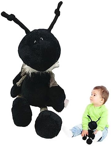 SKUDA Ameise Stofftier - Kuscheltiere für Jungen - Kleine mit Ameisenform, 15 Zoll, kuscheliges, umarmendes Schlafkissen für Zuhause, Schule und Früherziehungszentrum