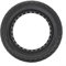 24,1 cm (9,5 Zoll) Elektro-Scooter-Reifen, pannensicher, elektrischer Roller-Reifen, flacher Ersatzreifen, Vorder-/Hinterrad für NIU KQI3 (schwarz)