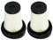 vhbw Set 2x Flachfaltenfilter kompatibel mit ETA Moneto 0449, Moneto 1449 Handstaubsauger, Staubsauger - Filterelement