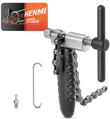 HENMI Kettennieter Fahrrad für 6-12 Fach Fahrradkette Reparatur, Entfernen und Anbringen Fahrrad Ketten für Mountainbike, Citybike, Rennräder