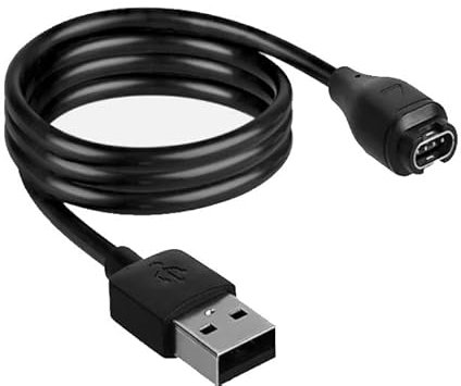Panda Bobo Cavo dati di ricarica USB da 1 m per Garmin Forerunner 45, 45S, 935, 945, 245, Fenix 5, 5S, 5 Plus, 5X, 6, 6S, 6X Pro, 7, 7S, 7X, VivoActive 3, 4, 4s, Vivosport, Instinct Approach S60, S62,