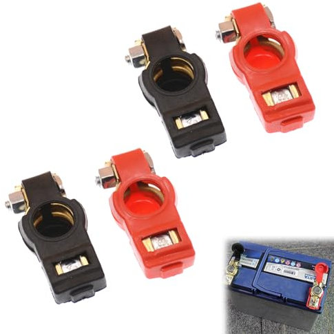 Terminali Batteria a Sgancio Rapido Morsetti, Interruttore di Separazione Della Batteria, Connettori di Batteria a Sgancio Rapido, Staccabatteria Auto, 12V/24V Dispositivi Stacca-Batteria per Auto