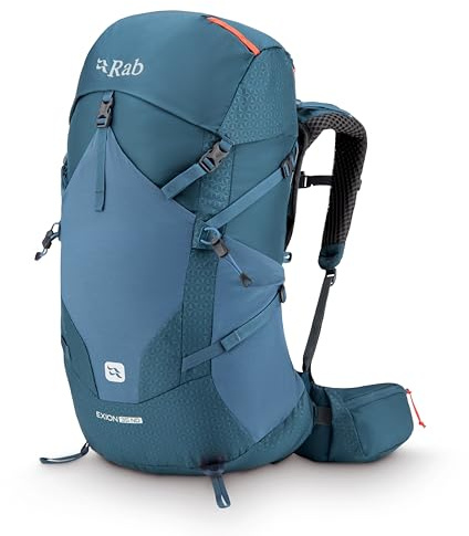 Rab Women's Exion ND 35-Liter Backpack - Comfortable Daypack for Hiking, Trekking, & Backpacking - Orion Blue - Small/Medium