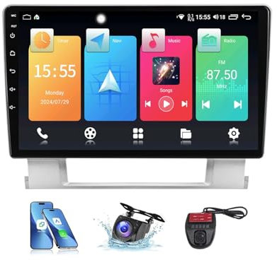Android 13 Autoradio per Opel Astra J 2009-2017 Radio Carplay Wireless Android Auto Touchscreen 9 Pollici 2 DIN Navigazione GPS Bluetooth 5.0 FM RDS Radio SWC Telecamera Retromarcia(NF-2)