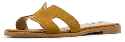 Steve Madden Women's Hadyn Sandal, Tan Suede, 7 UK