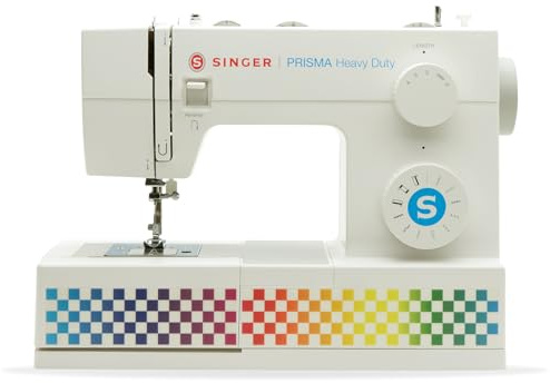 Singer HD4411 PRISMA Sewing Machine, Metal Plastic, White/Rainbow
