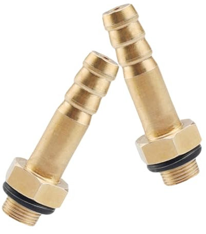 FONDOTIN 2piezas Accesorios para Válvulas De Horno Conectores De Latón para Manguera De Gas De Adaptador De Tubería De Gas para Cocina