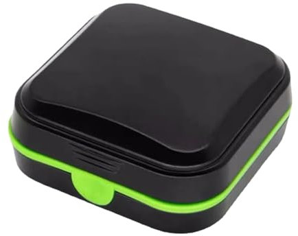 Vaguelly Portable Hearing Aid Holder Compact Protective Box for Travel and Home Use Lightweight Design Material for Hearing Aids Storage and Protection