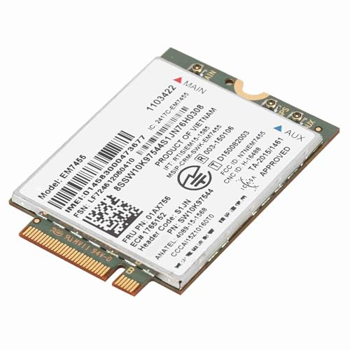 4G LTE -Modul EM7455 für ThinkPad T470 T470S X260 Tablet Ultrabook, NGFF/M.2 -Schnittstelle, Chipsatz, Telekommunikations 4G/Unicom/3G Unterstützung