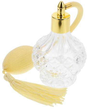 SHERCHPRY Spruzzatore Di Profumo Ricaricabile Per Airbag Bottiglia Di Vetro Vintage 80ml (colore Khaki) (tappo Colore Casuale)