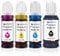 MEGOFFICE Compatible Refill Ink Bottles for Epson NEI-104/103/102/101 Ink Multipack for ET-2810 ET-2815 ET-2820 ET-2821 ET-2825 ET-2826 ET-4700 ET-4800 Printer(4 pack)