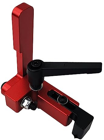 1 Stücke Gehrungsschienenanschlag T-Nut Führungsschiene Stop, Aluminiumlegierung T-Schienenbegrenzer für Werkbank Holzbearbeitung- 1pcs Typ 75