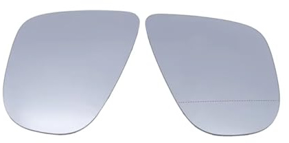 Spiegelglas Außenspiegel Glass 2 Stück Auto Beheizte Rückspiegel Glass Tür Seitenflügel Grau Objektiv Ersatz Für Golf 6 Für MK6 2009 2010 2011-2013