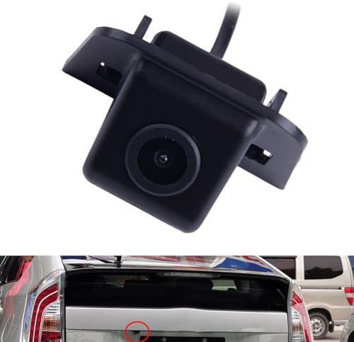 Cámara de visión trasera de marcha atrás, kit de asistencia de estacionamiento de 170 grados, gran angular, impermeable, IP68, compatible con interfaz Prius 2012 2013