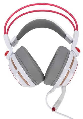 KIMISS Umgeschrieben 7.1-Surround-Sound-Gaming-Headset für PC, – Mehrkanal-Vibrations-USB-Kopfhörer mit Weichen Ohrenschützern – Gaming-Ausrüstung