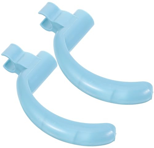 UKCOCO 2pcs 19mm Dustpan Handle Grip Sleeve Replacement Broom Stick Handle Gripper for Household Floor Cleaning Accessories Light Blue