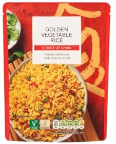 Golden Vegetable Rice, Microwave Ready Meal, 250g, 1 Pack,Perfectly cooked golden vegetable rice that's ready to enjoy hot or cold straight from the pack, ideal for quick meals
