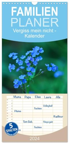 Familienplaner 2025 - Vergiss mein nicht Geburtstagskalender mit 5 Spalten (Wandkalender, 21 cm x 45 cm), CALVENDO