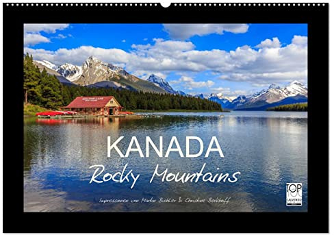KANADA - Rocky Mountains (Wandkalender 2026 DIN A2 quer), CALVENDO Monatskalender: Bilderreise durch eine faszinierende Bergwelt (CALVENDO Natur)